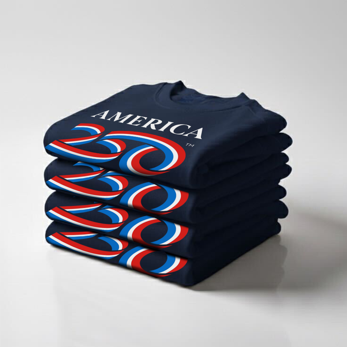 Classic Crewneck Sweatshirt, Black & Navy