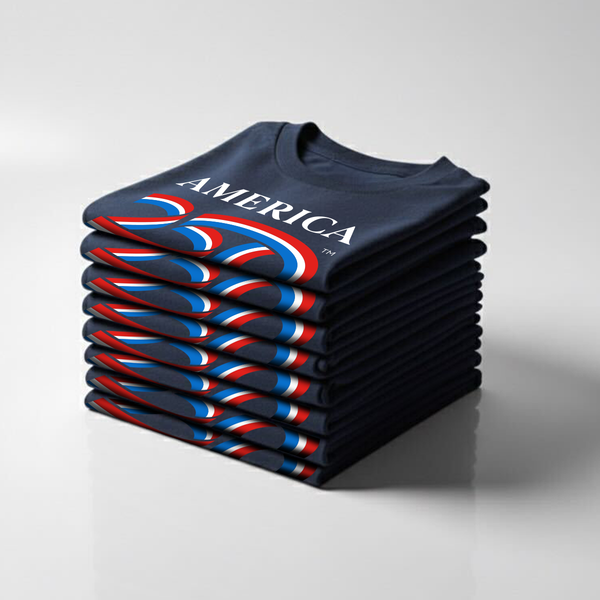 Classic Long Sleeve Tee, Navy & Black