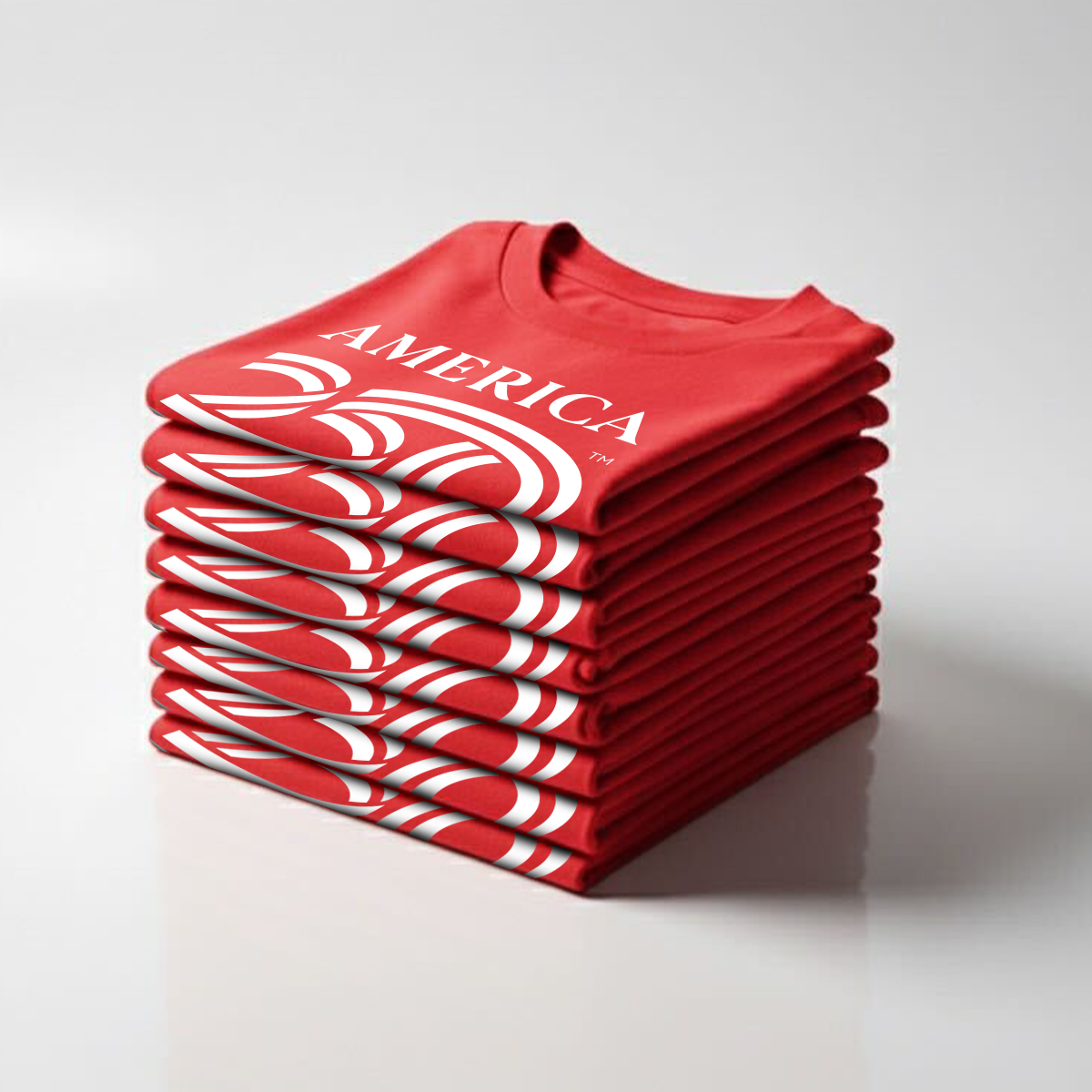 Classic 100% Cotton Tee 5.4oz, Red