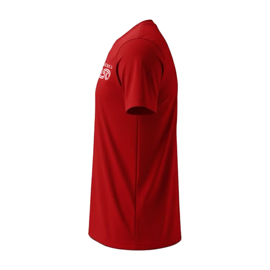 Modern Premium Cotton Tee 4.2oz, Red