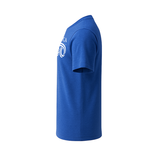 Classic 50/50 Heathered Tee, Royal