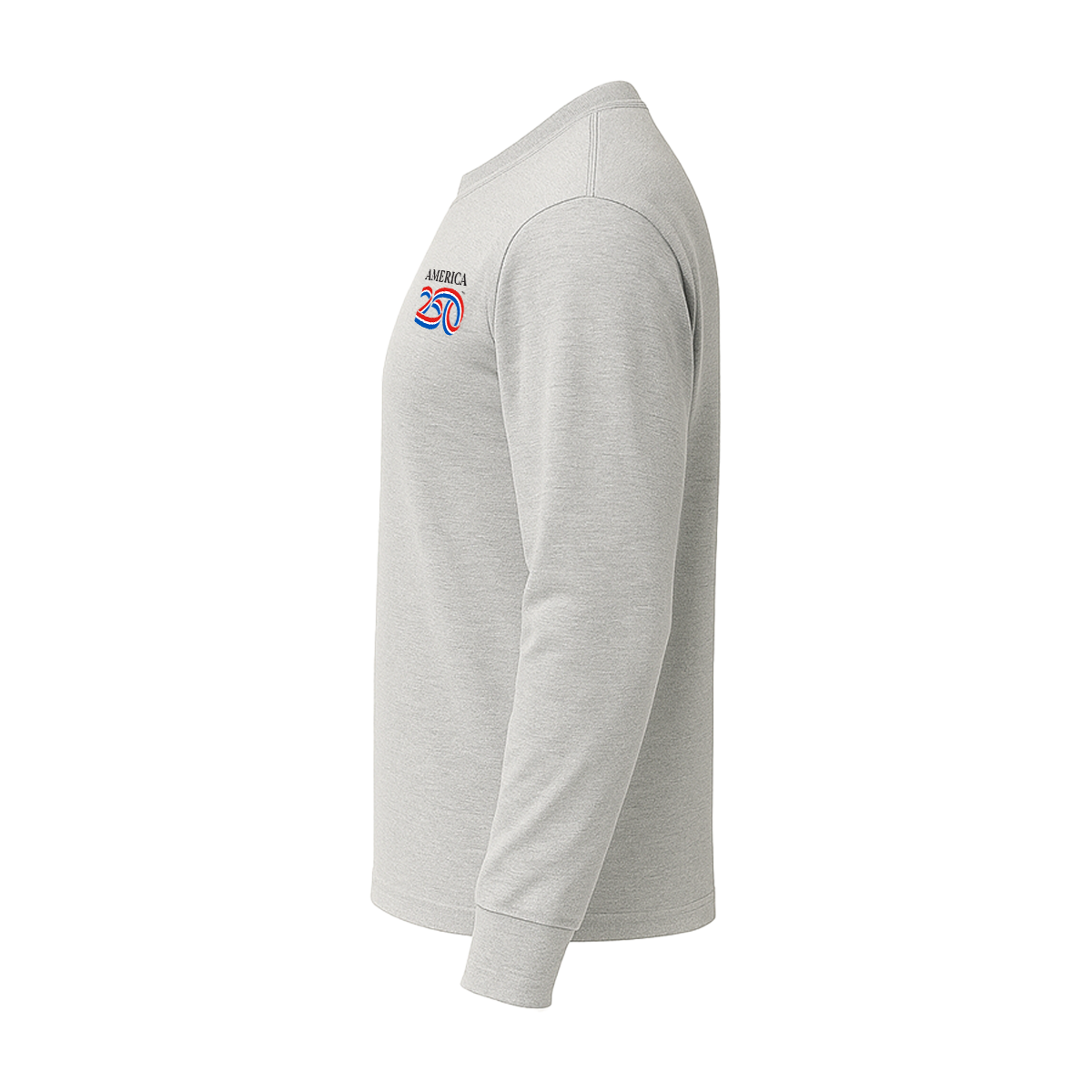 Modern Long Sleeve Tee, Dark Ash