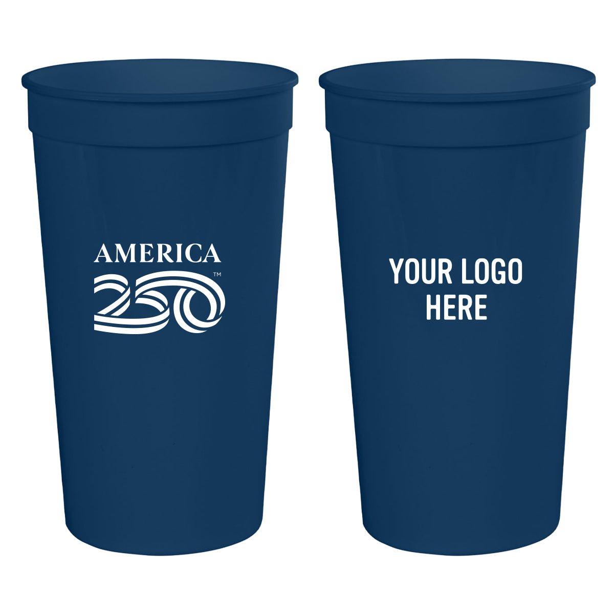 America250™ 32 Oz. Big Game Stadium Cup - Navy