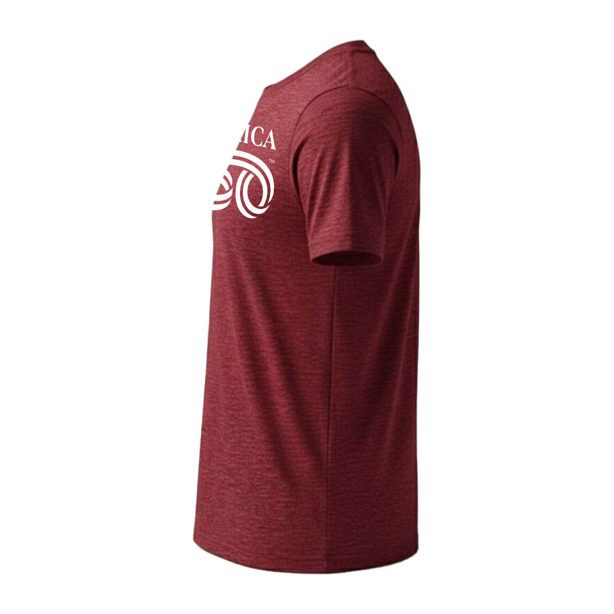 Classic Tri-blend Tee, Burgundy & Royal