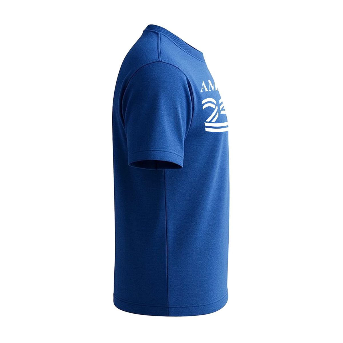 Classic Tri-blend Tee, Burgundy & Royal