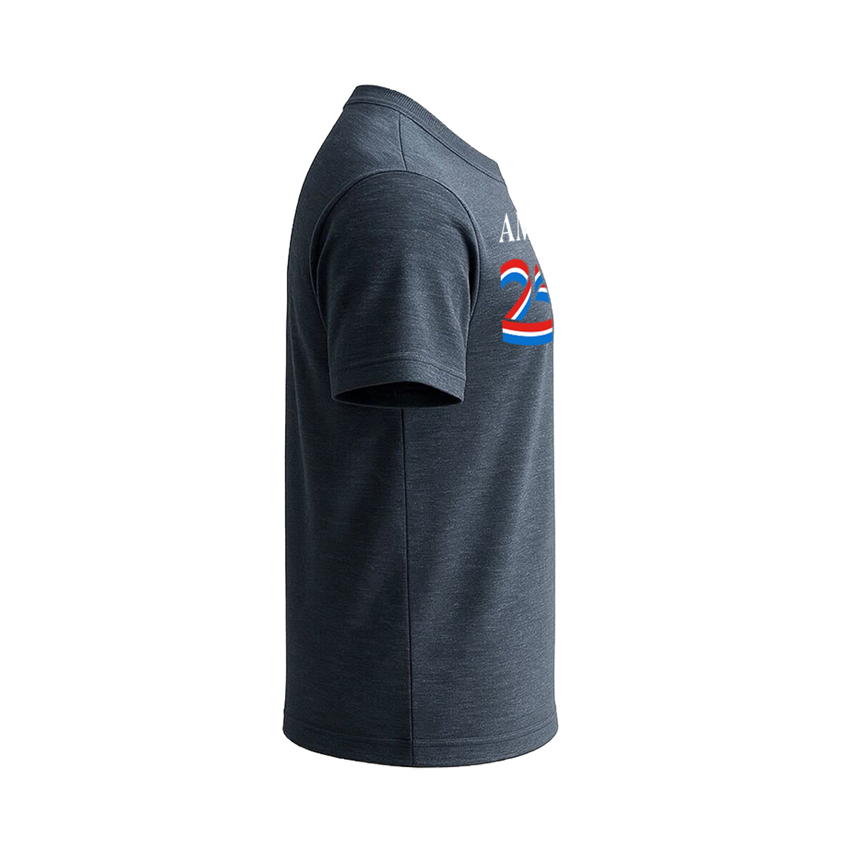 Classic Tri-blend Tee, Black & Navy