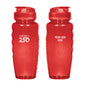 America250™ 30 Oz. Poly-Clear™ Gripper Bottle Red