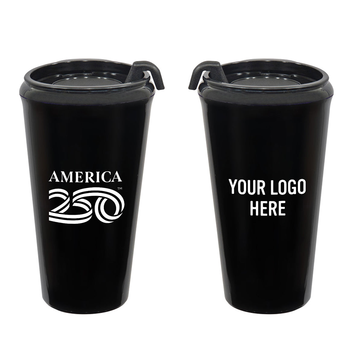 America250™16 Oz. Infinity Tumbler Black