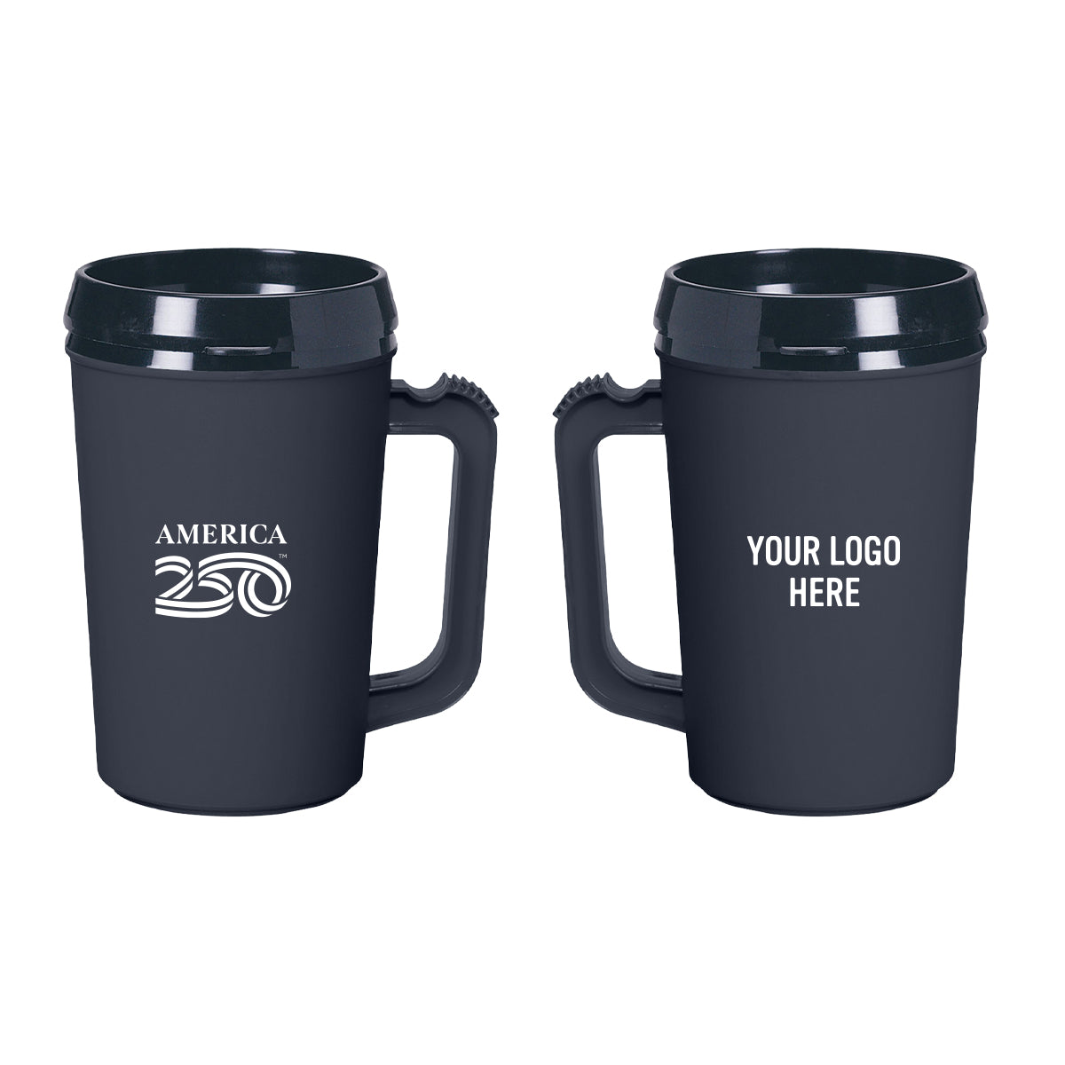 America250™ 22 Oz. Thermo Insulated Mug Black