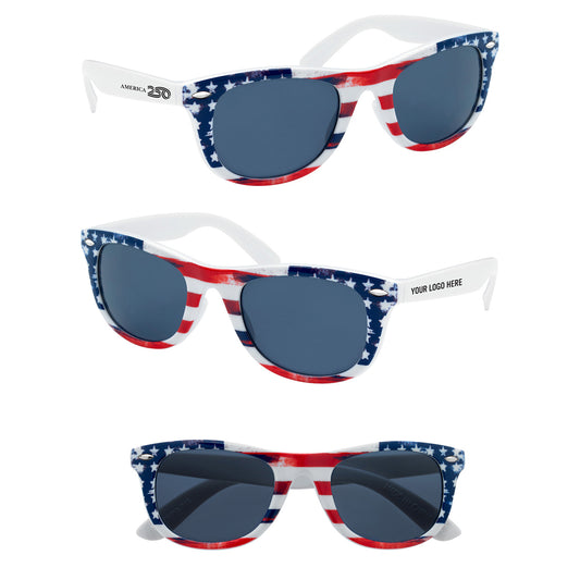 America250™ America250™ Patriotic Malibu Sunglasses