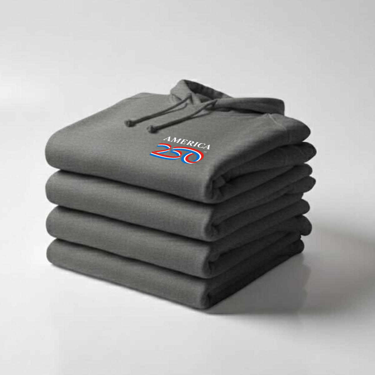 Modern Hooded Pullover, Navy & Charcoal