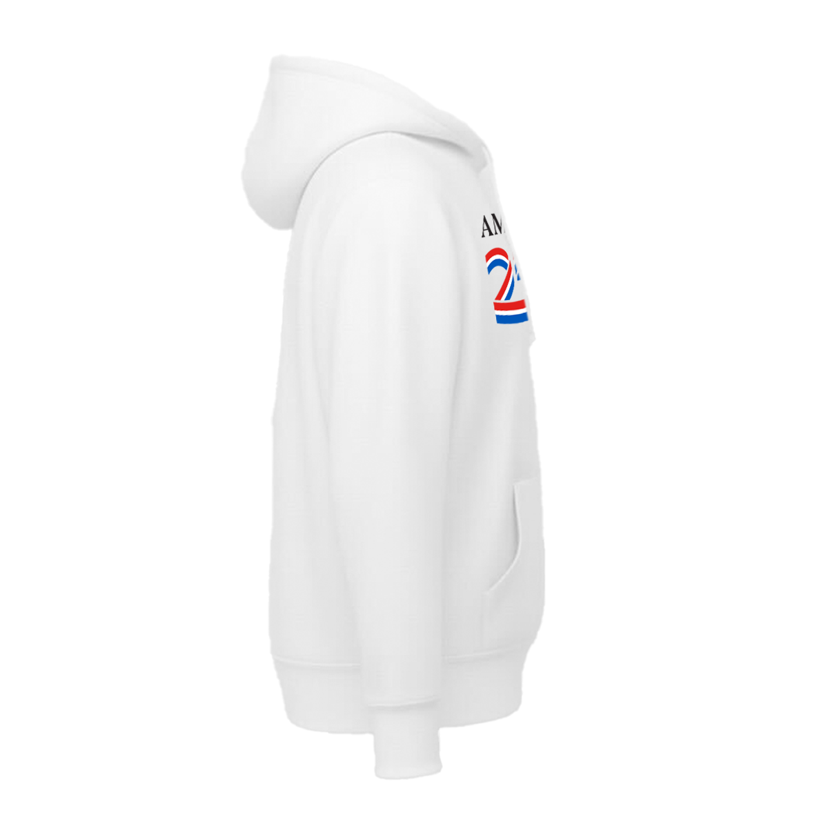 Classic Hooded Pullover, White