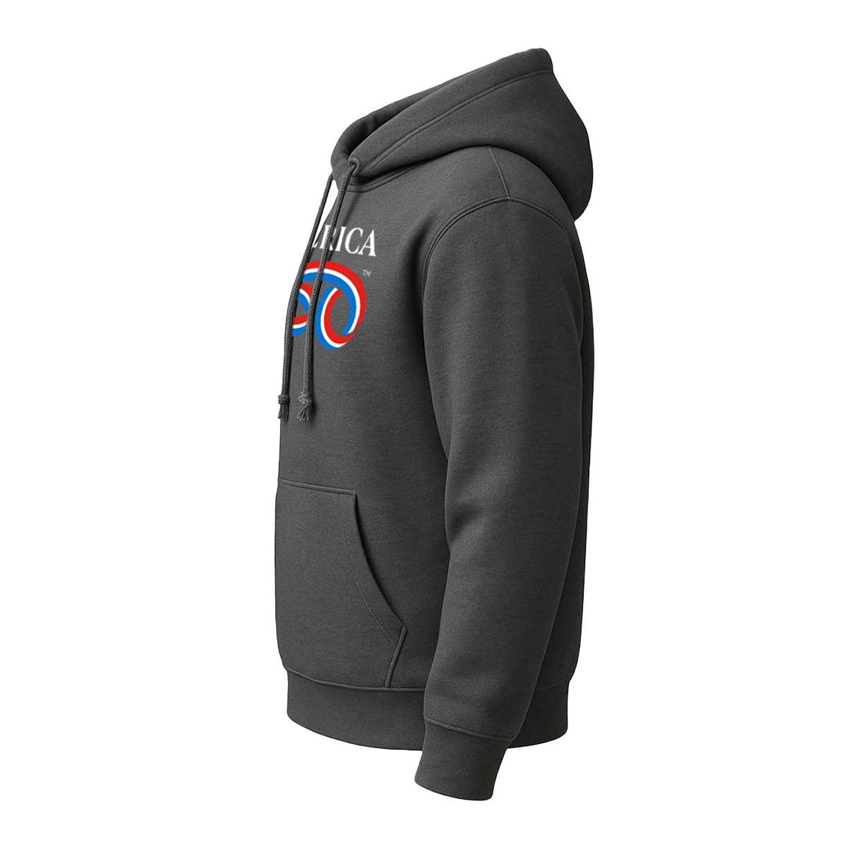 Classic Hooded Pullover, Navy & Charcoal