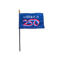 6" x 4" Handheld Flags, Navy - Pack 0f 12