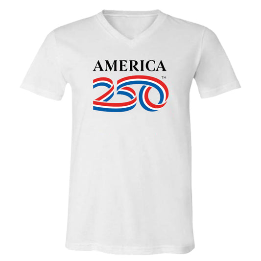V-Neck Tee, White