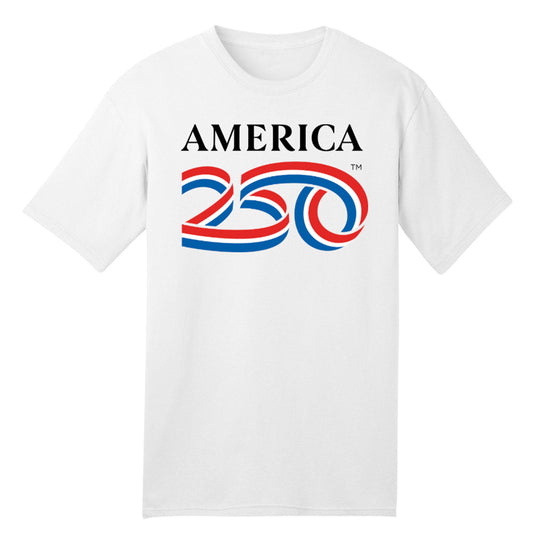 America250 Cotton Tee, White
