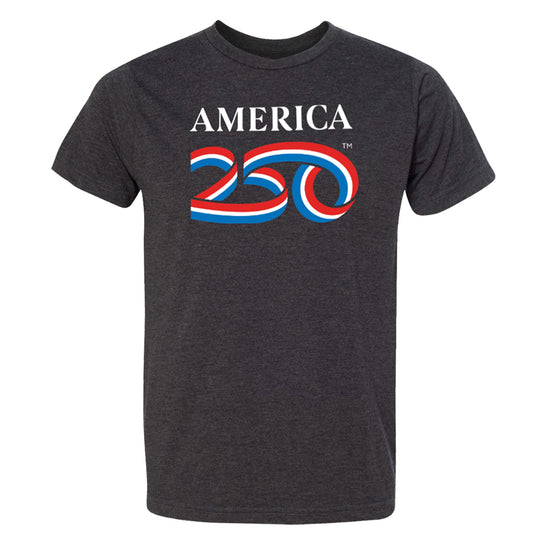50/50 Heathered Tee, Charcoal