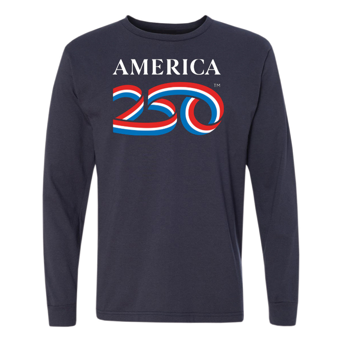 Long Sleeve Tee, Navy & Black