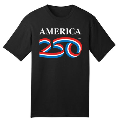 America250 Cotton Tee, Black