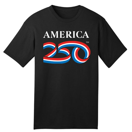 America250 Cotton Tee, Black