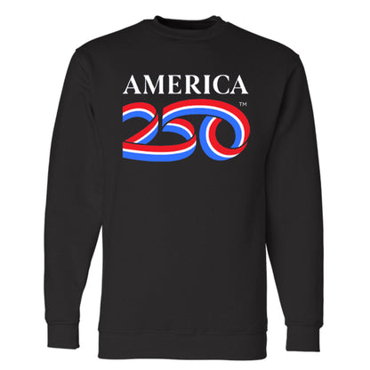 Crewneck Sweatshirt, Black & Navy