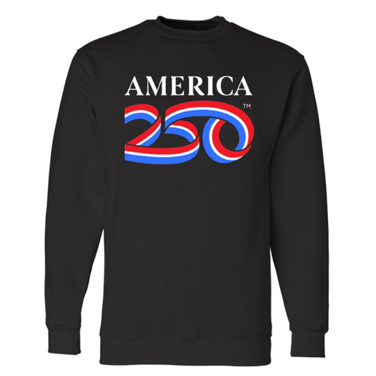 Crewneck Sweatshirt, Black & Navy