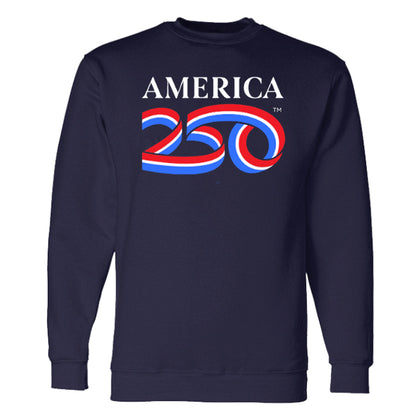 Crewneck Sweatshirt, Black & Navy
