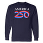 Crewneck Sweatshirt, Black & Navy