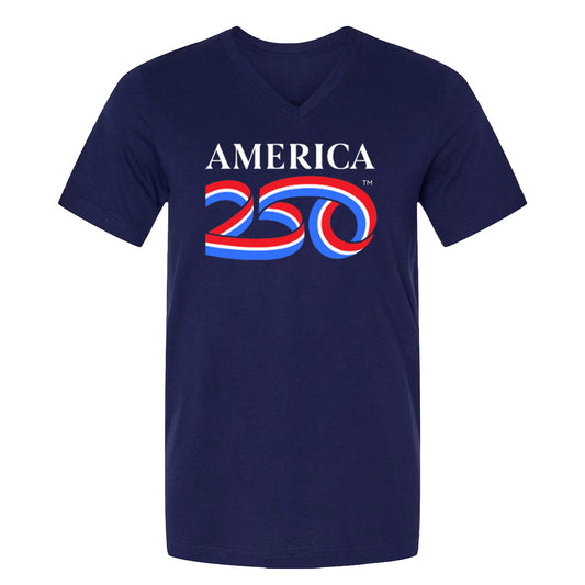 V-Neck Tee, Navy