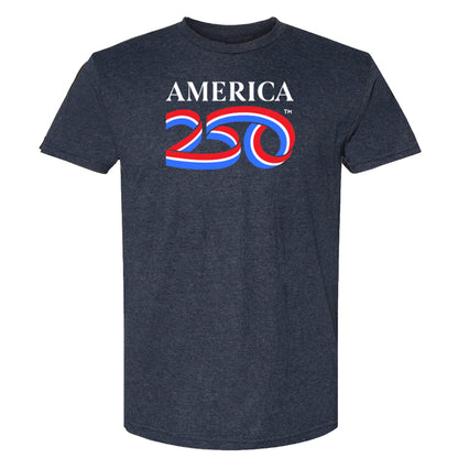 Tri-blend Tee, Black & Navy