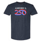 Tri-blend Tee, Black & Navy