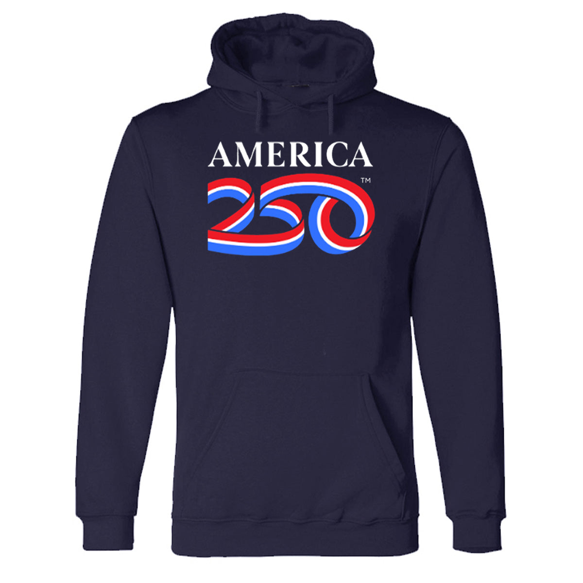 Hooded Pullover, Navy & Black