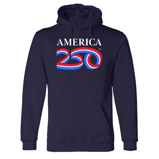Hooded Pullover, Navy & Black