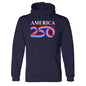 Hooded Pullover, Navy & Black