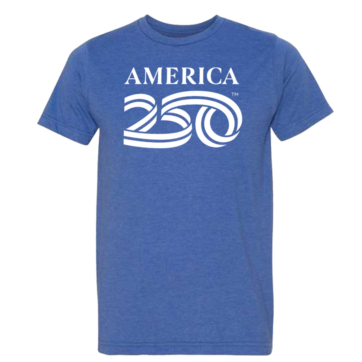 50/50 Heathered Tee, Royal
