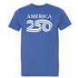 50/50 Heathered Tee, Royal