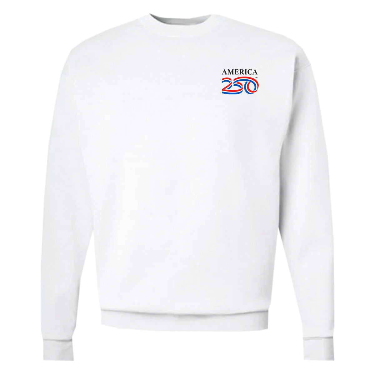 Modern Crewneck Sweatshirt, White