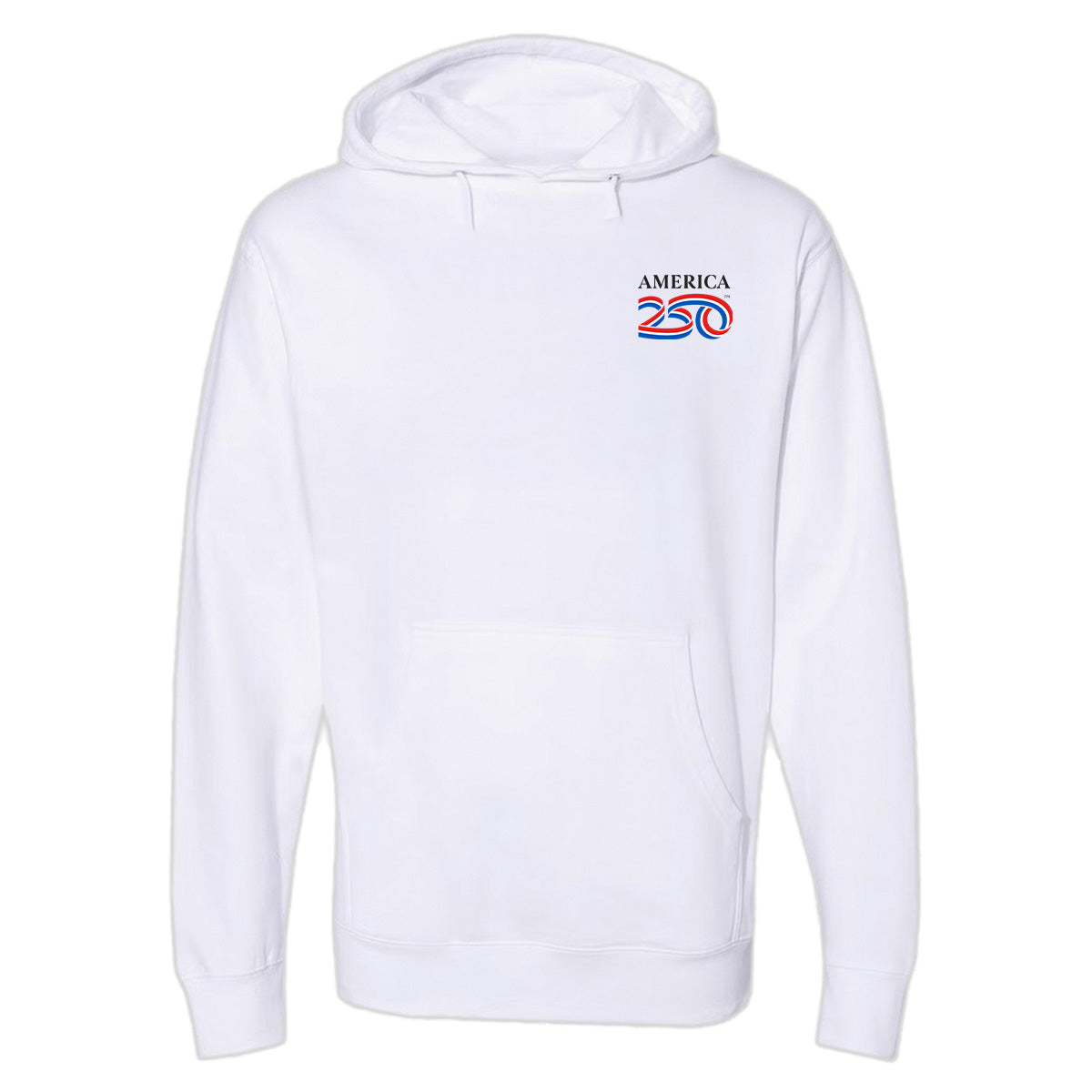 Modern Hooded Pullover, White