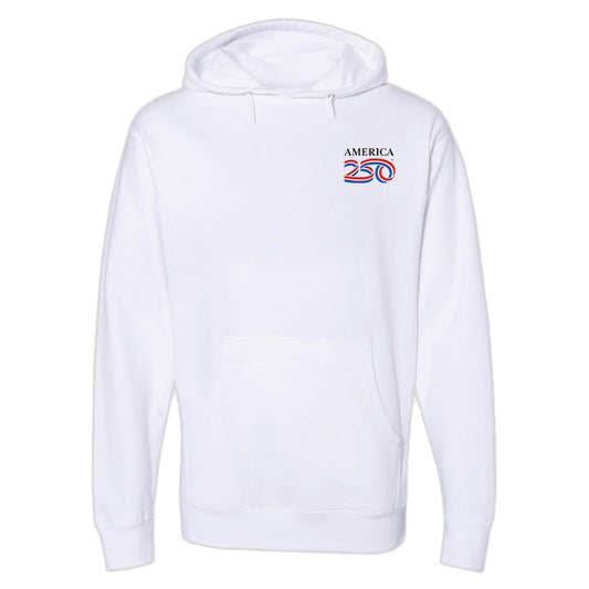 Modern Hooded Pullover, White