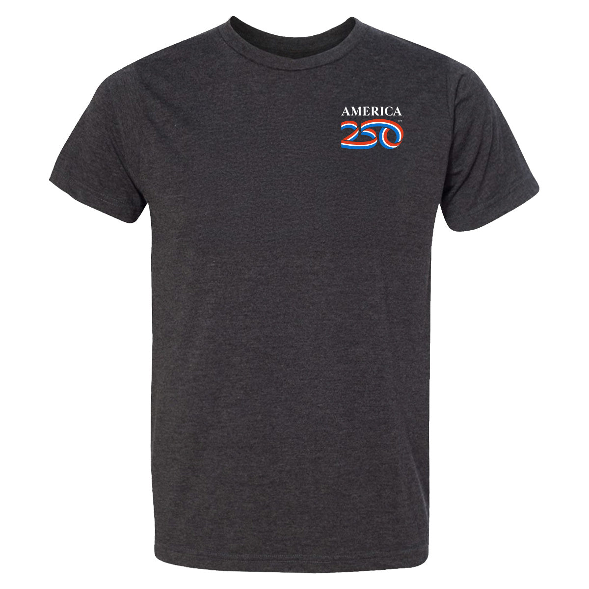 Modern 50/50 Heathered Tee, Charcoal