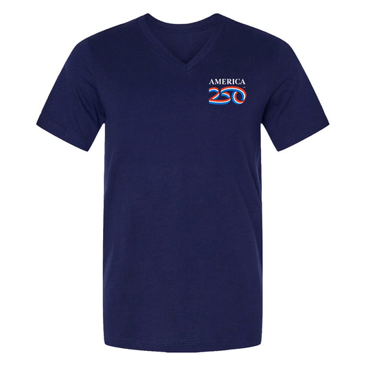 Modern V-Neck Tee, Navy