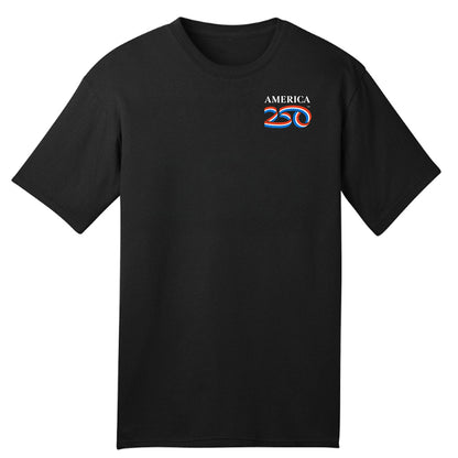 Modern 100% Cotton Tee 5.4oz, Navy & Black