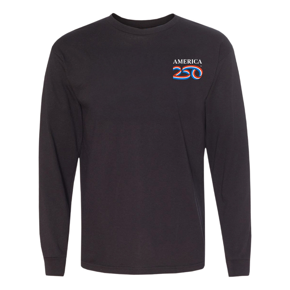 Modern Long Sleeve Tee, Navy & Black