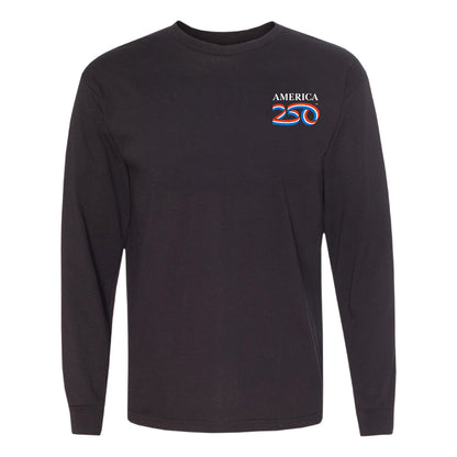 Modern Long Sleeve Tee, Navy & Black