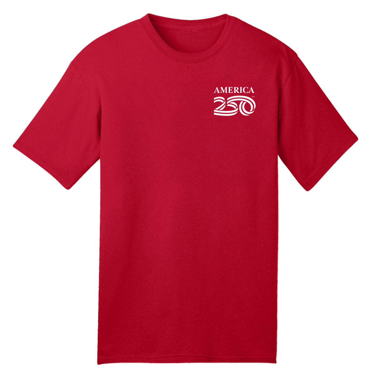 Modern Premium Cotton Tee 4.2oz, Red