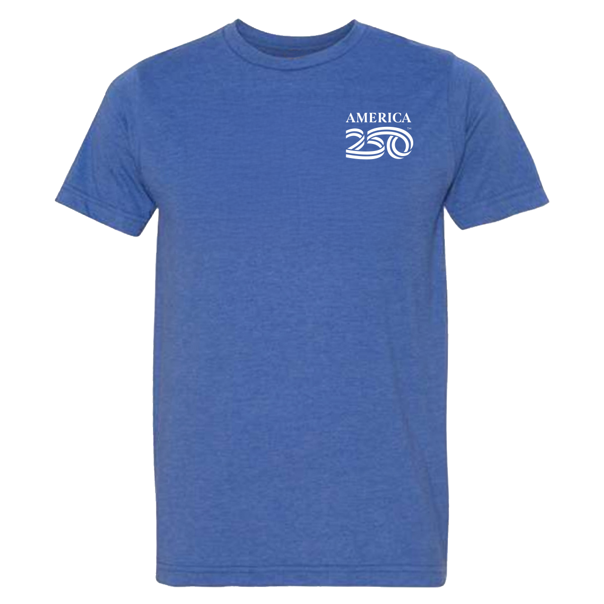 Modern 50/50 Heathered Tee, Royal