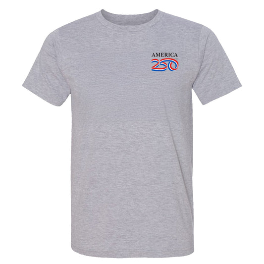 Modern 50/50 Heathered Tee, Gray