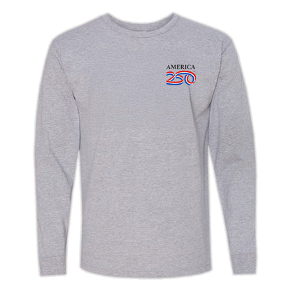 Modern Long Sleeve Tee, Dark Ash