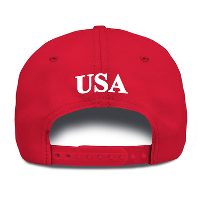 High Crown Hat, Red