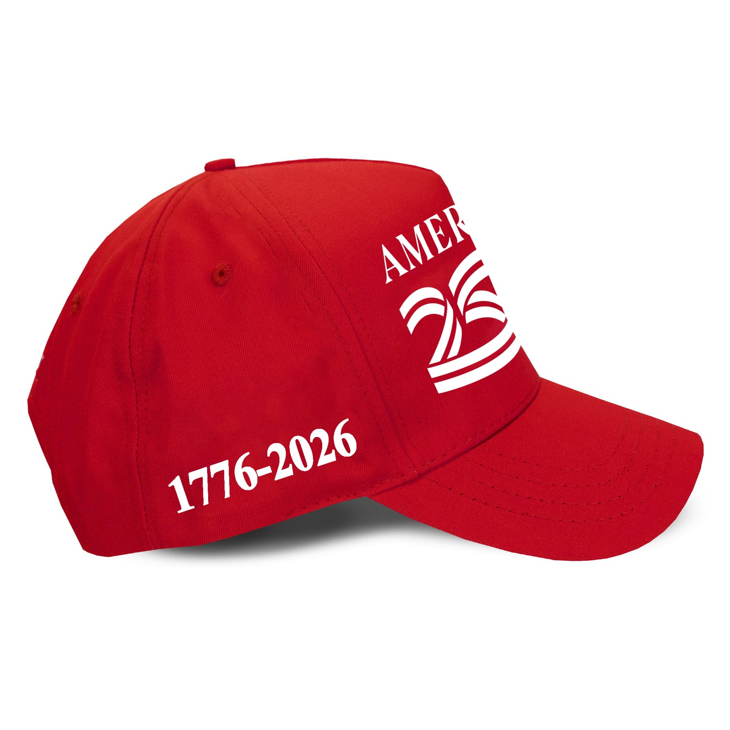 High Crown Hat, Red